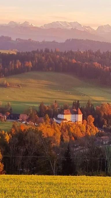 Ferienwohnung Auf Bauernhof Mit Hotpot Und Sauna Sumiswald Extérieur photo